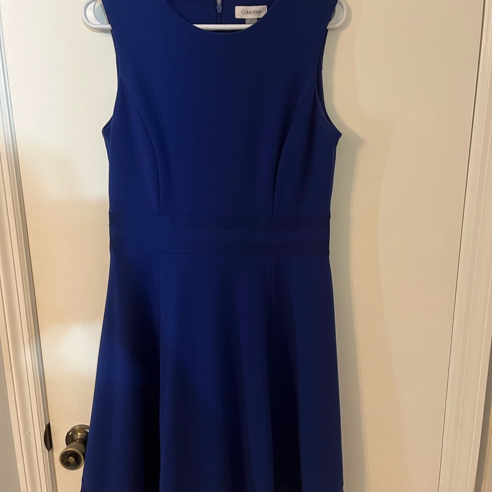 Calvin Klein Royal Blue Mini Dress